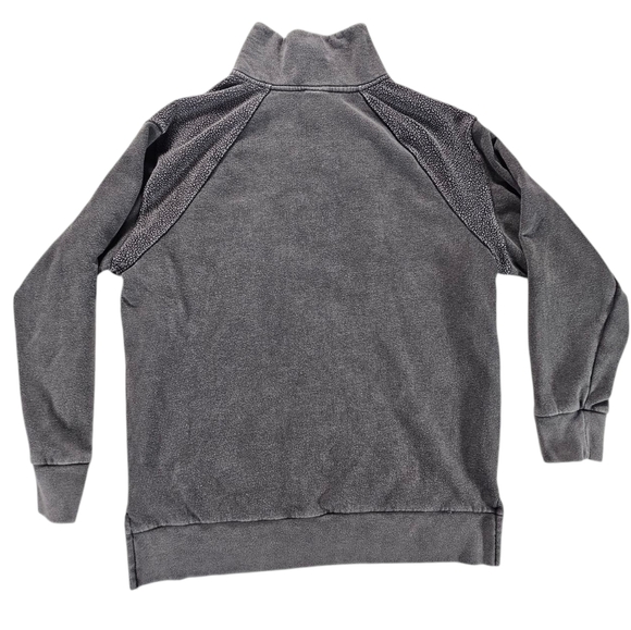 PINK Victoria's Secrect Gray Quarter-Zip Sweatshirt With Reverse Fleece size XS - Picture 2 of 4